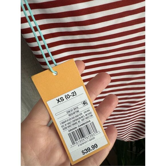 Kona Sol One Piece Striped Swimsuit XS‎ - Picture 5 of 6